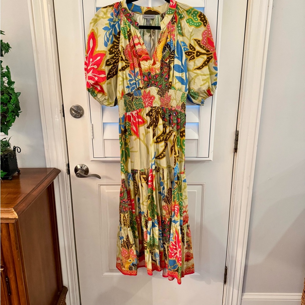 Anthropologie Midi Floral Dress